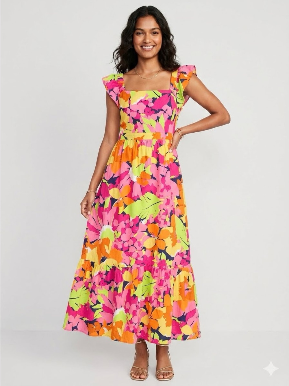 Wedding Guest Dress Floral Maxi